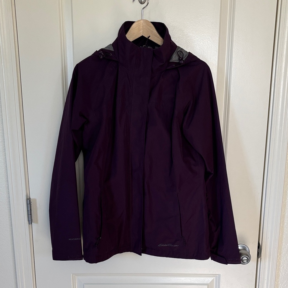 Eddie Bauer Dark Purple Waterproof Jacket